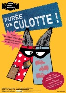Affiche Purée de culotte - Compagnie La Pierre et le Tapis - Adapte de La Culotte du loup
